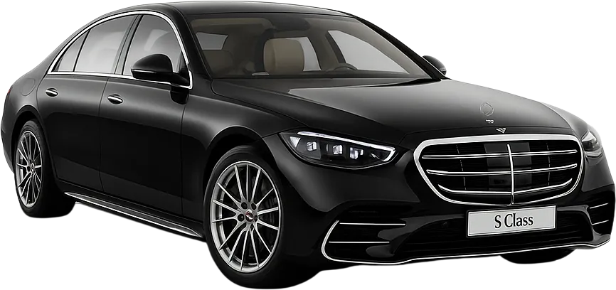 Mercedes-Benz S-Class, three-quarter front view